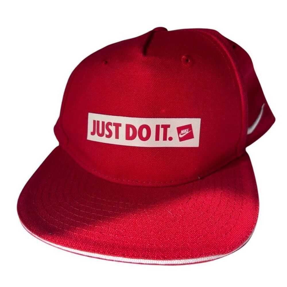 Nike Just Do It Youth 4-7 Red Hat
